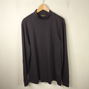 Patrick James Pima Cotton Shirt Long Sleeve Mock Neck